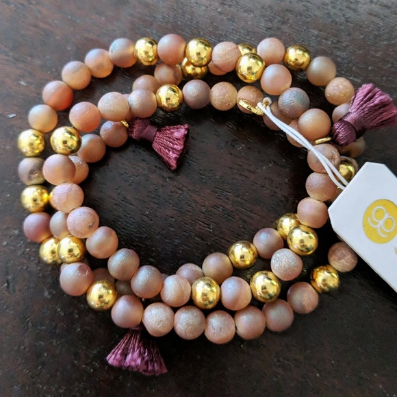 Gorjana Jewelry - NWT Gorjana Hannah Druzy Wrap Bracelet